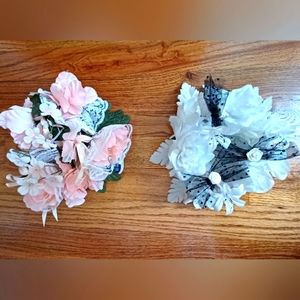 Set of 2 NWT PartyLite Vintage 3 Inch Floral Candle Rings